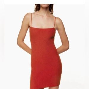 Aritzia Babaton Sculpt Knit Cami Dress